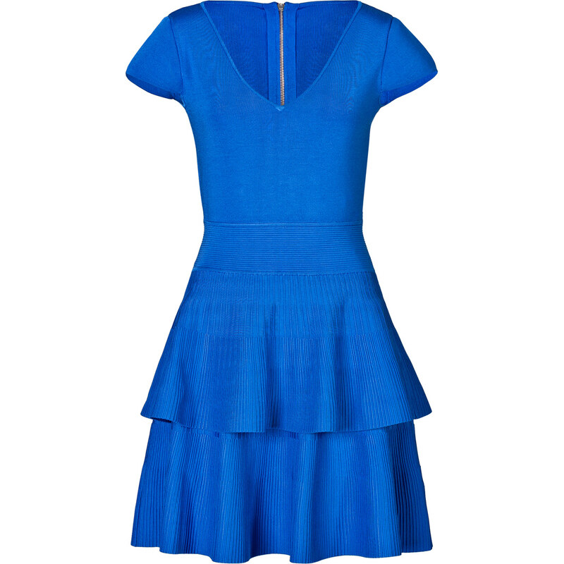 Milly Cap Sleeve Dress with Tiered Skirt