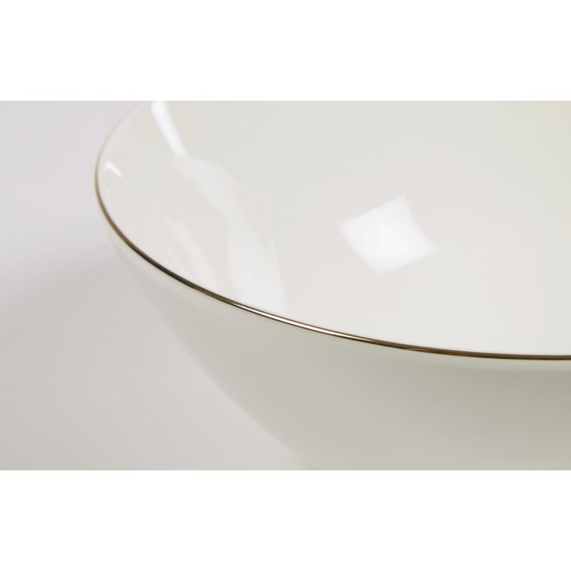 Bílá porcelánová miska Kave Home Taisia 24,5 cm