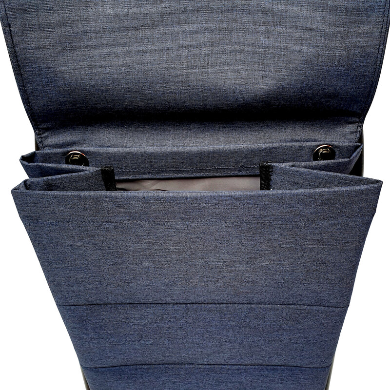 Rolser Com Tweed Polar Black Tube taška na kolečkách, modrá