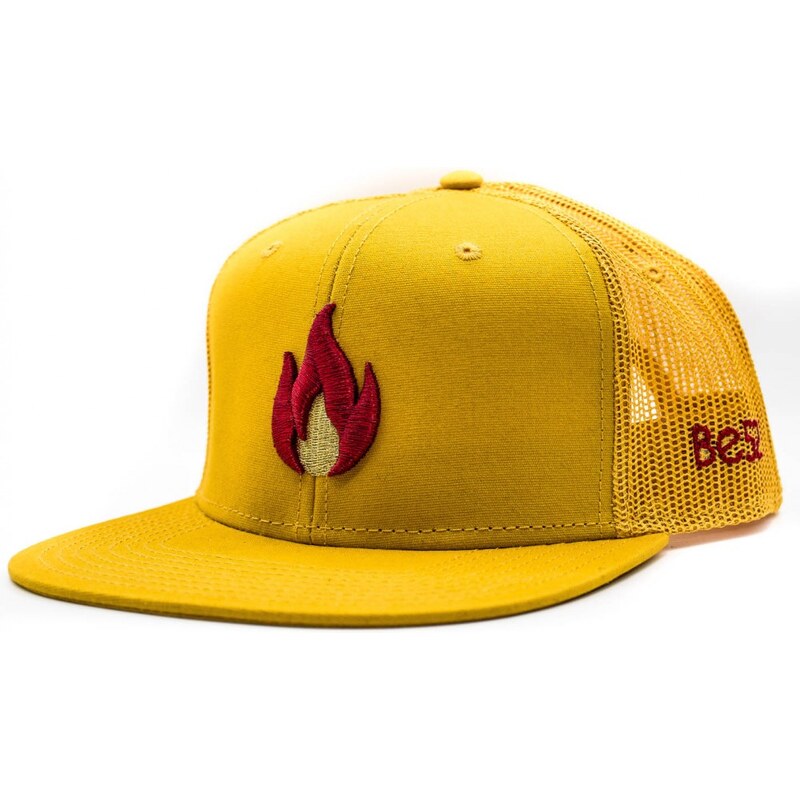 Kšiltovka BE52 Snapback FlameYellow