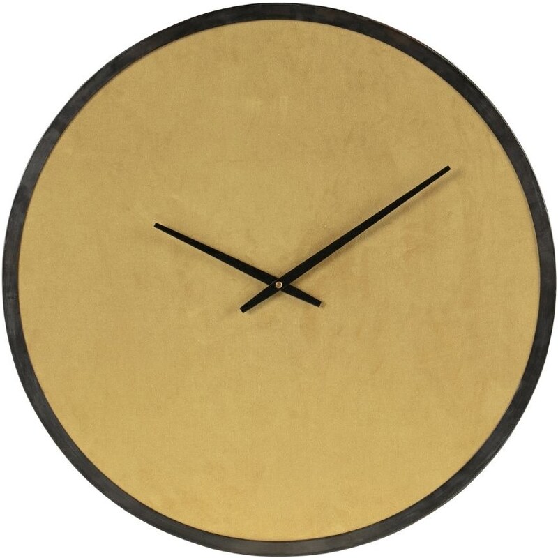 Hoorns Zlaté sametové nástěnné hodiny Jessie 62 cm