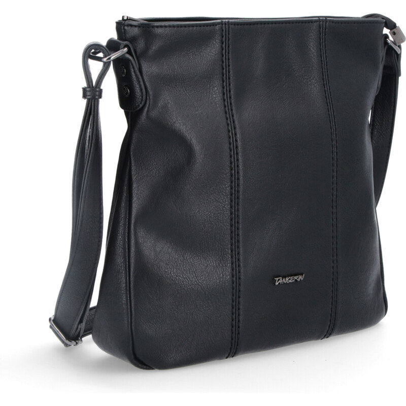 Kabelka ze syntetické kůže crossbody Tangerin černá 8004 C