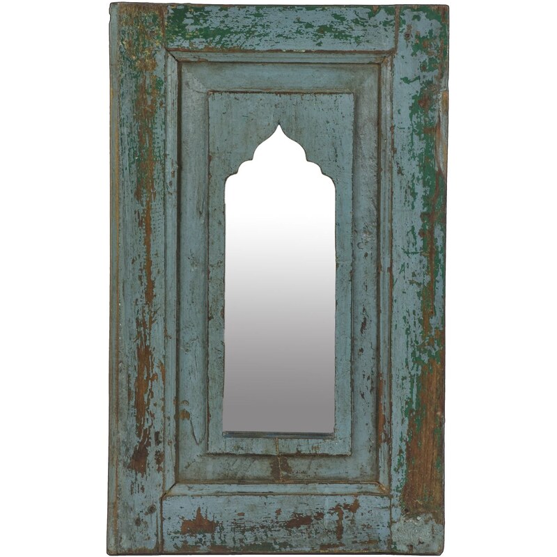 Zrcadlo v rámu z teakového dřeva, 33x3x58cm