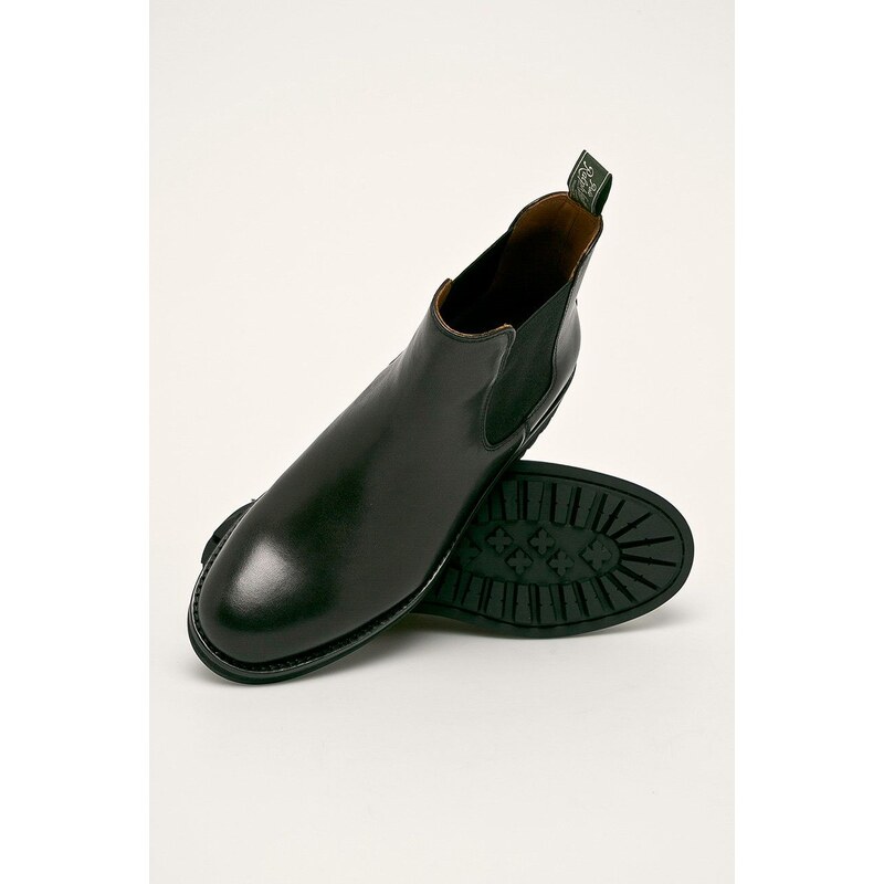 Kožené boty s gumou Polo Ralph Lauren Bryson 812754385001