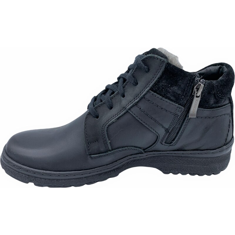 Pánská zimní zdravotní obuv Orto Plus 907 černá