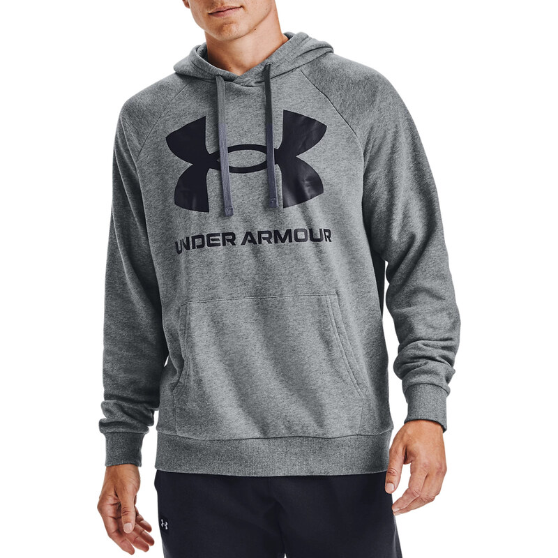 Mikina s kapucí Under Armour UA Rival Fleece Big Logo HD 1357093-012