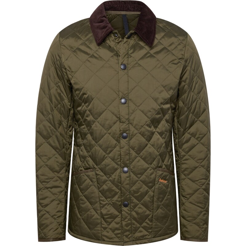 Barbour Přechodná bunda tmavě hnědá / olivová