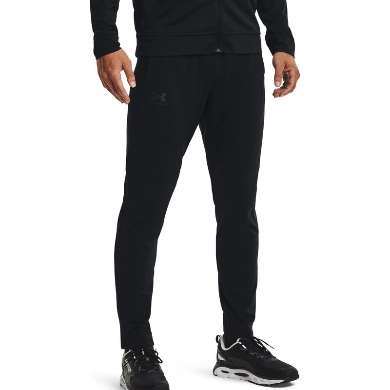 Kalhoty Under Armour UA PIQUE TRACK PANT-BLK 1366203-001