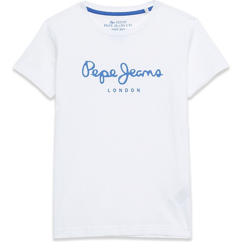 Pepe Jeans - Dětský T-shirt 128-172cm01 - bílá, 172