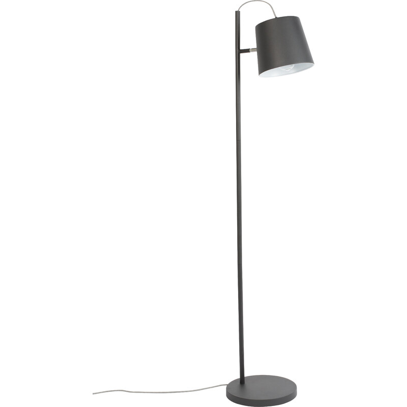 Černá stojací lampa ZUIVER BUCKLE 150 cm