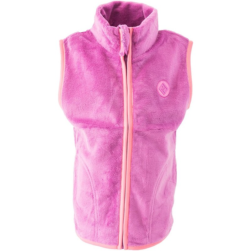 Pidilidi dívčí vesta propínací fleezová, Pidilidi, PD1120-03, růžová