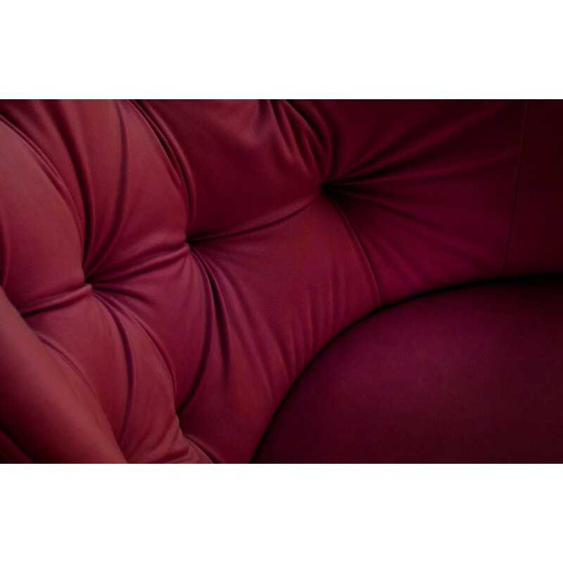 Vínově červená sametová jídelní židle MICADONI NISSI
