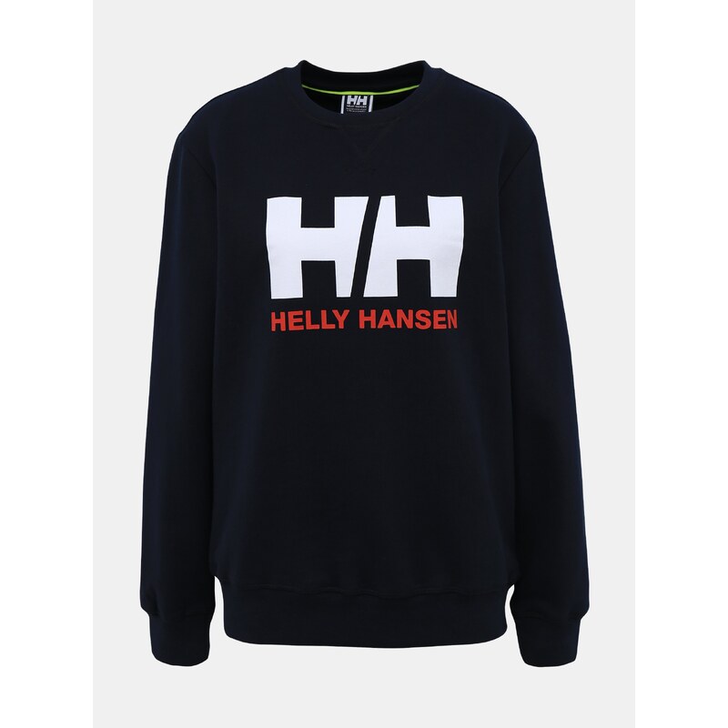 Tmavě modrá dámská mikina s potiskem HELLY HANSEN Logo - Dámské