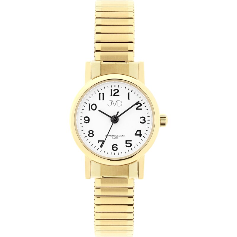 JVD Dámské elegantní zlacené náramkové hodinky JVD steel J4010.5 17664220