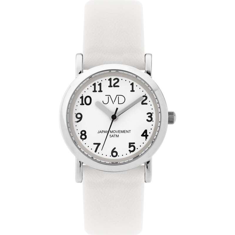 JVD Dětské dívčí bílé náramkové hodinky JVD J7200.3