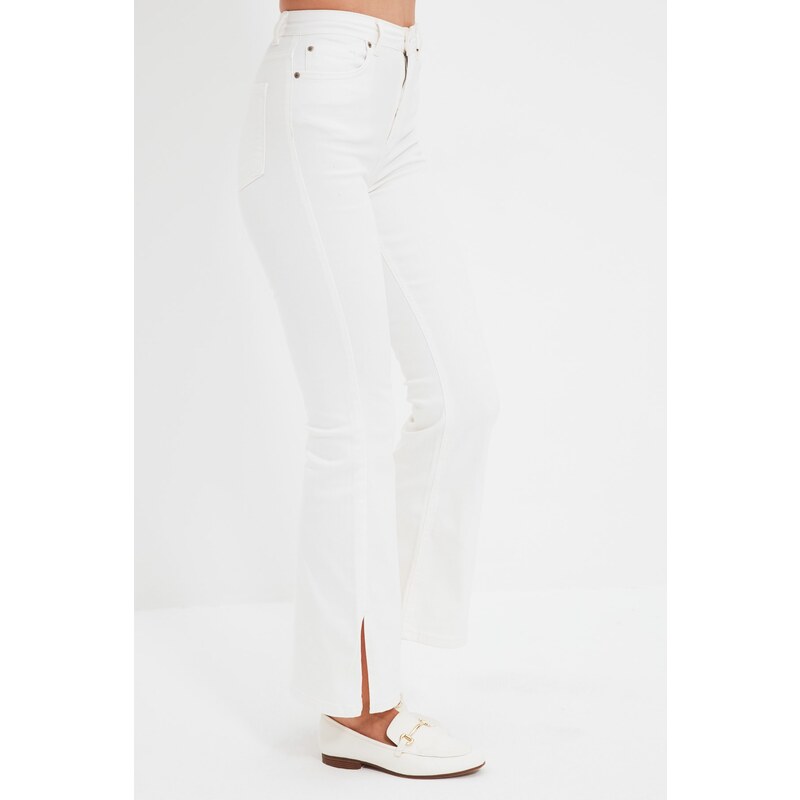 Trendyol Jeans - Weiß - Rovné