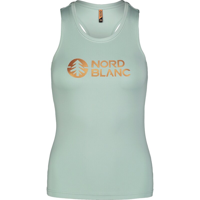 Nordblanc Zelené dámské fitness tílko BALM