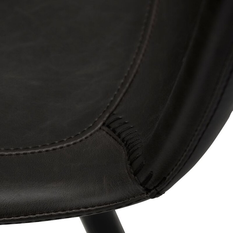 ​​​​​Dan-Form Černá koženková jídelní židle DAN-FORM Medusa
