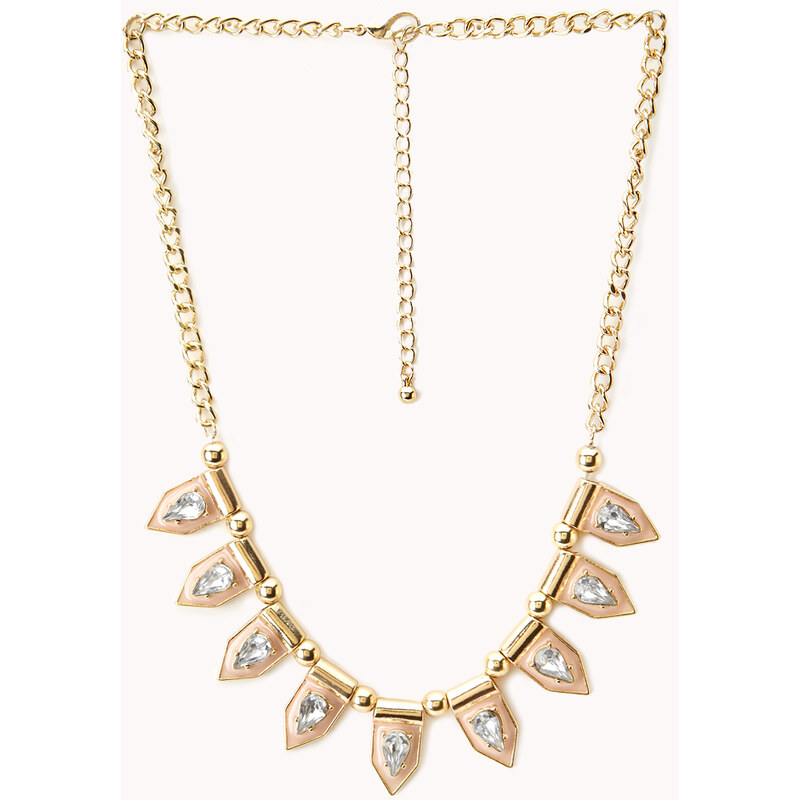 Forever 21 Street-Cool Spiked Bib Necklace