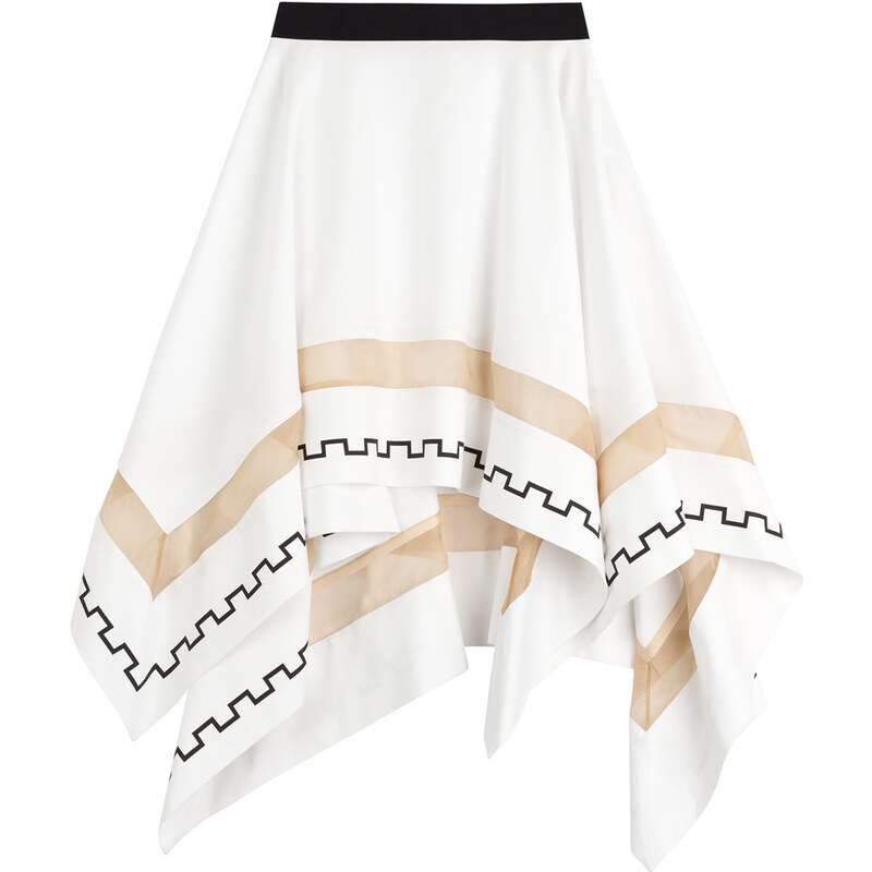 Vionnet Printed Asymmetric Skirt