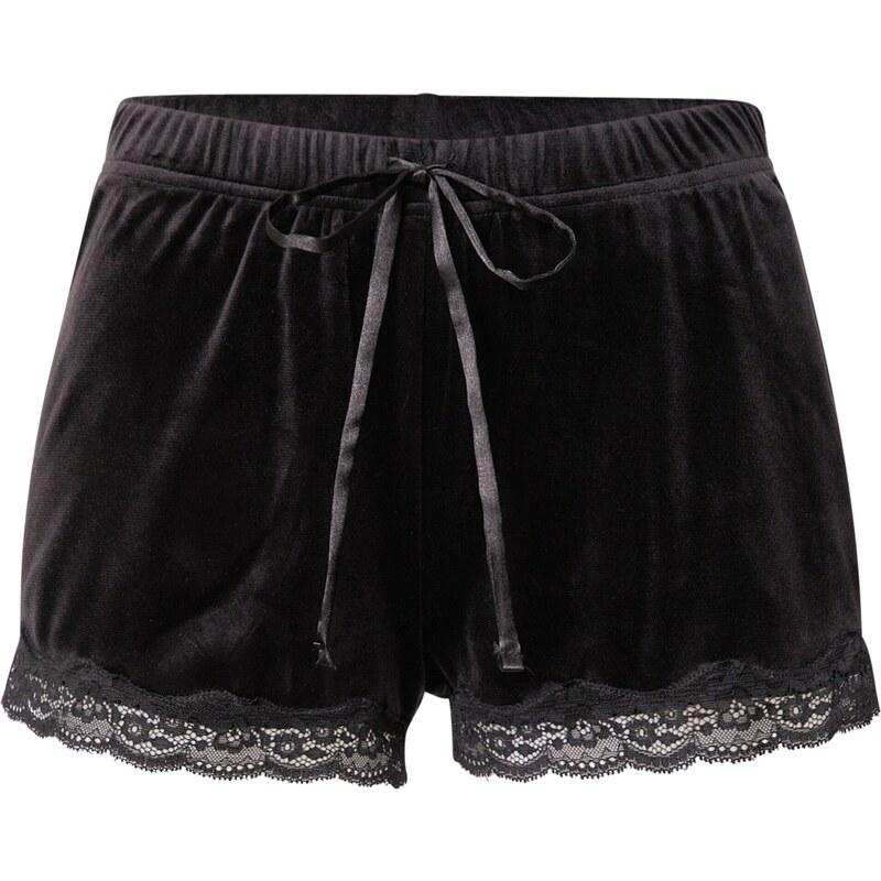 Hunkemöller Pyžamové kalhoty černá