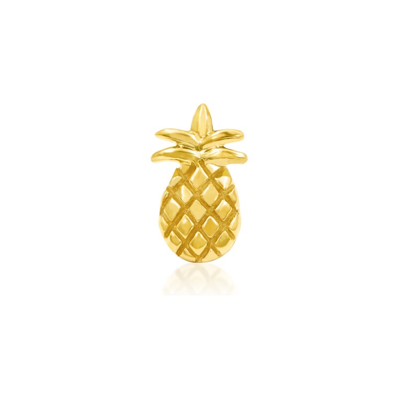 Junipurr jewelry GOLD PINEAPPLE 14kt žluté zlato 585/1000 - koncovka 63409468