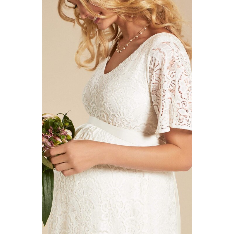 Tiffany Rose Těhotenské svatební šaty dlouhé EDITH ivory