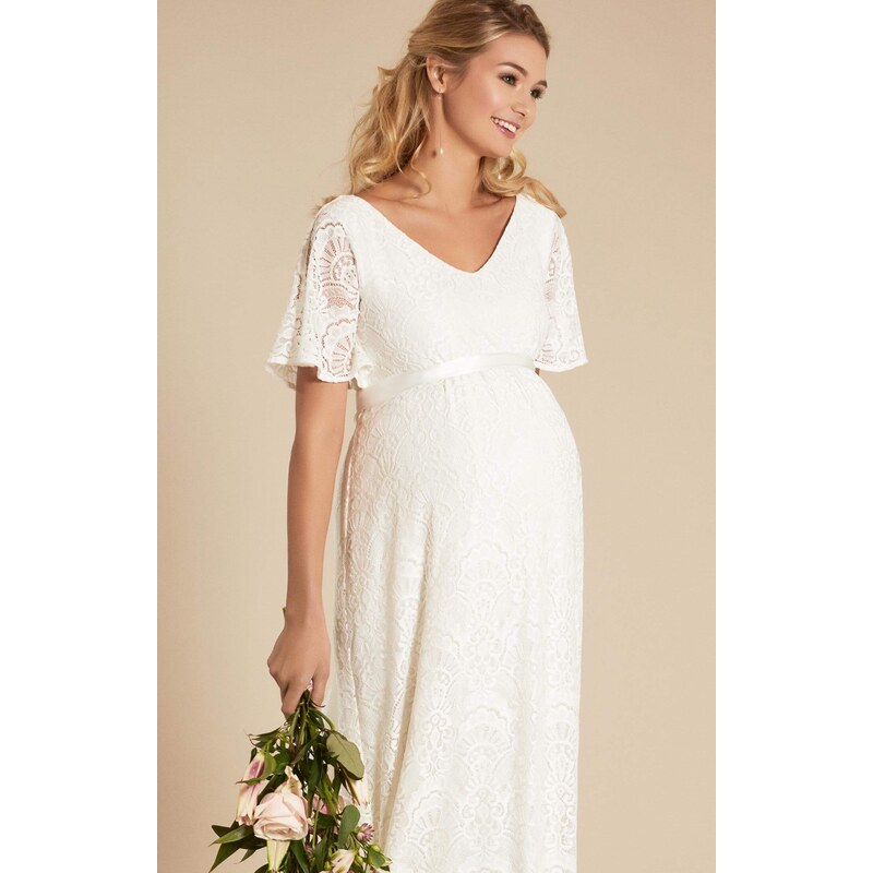 Tiffany Rose Těhotenské svatební šaty dlouhé EDITH ivory