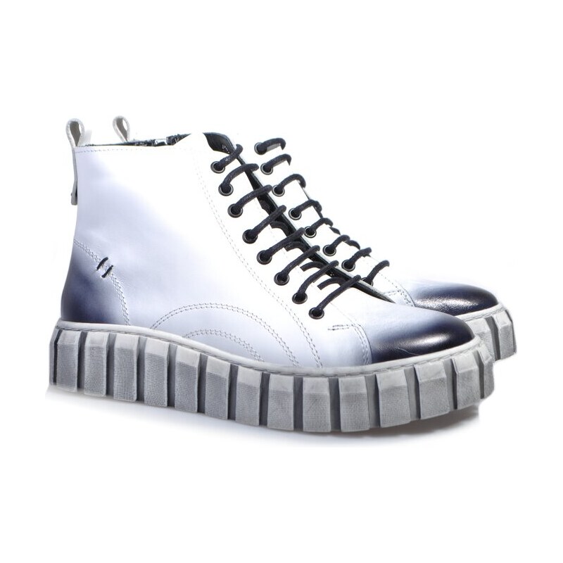 Vyšší kotníková obuv v bílé barvě La Pinta 0226-652 bílá