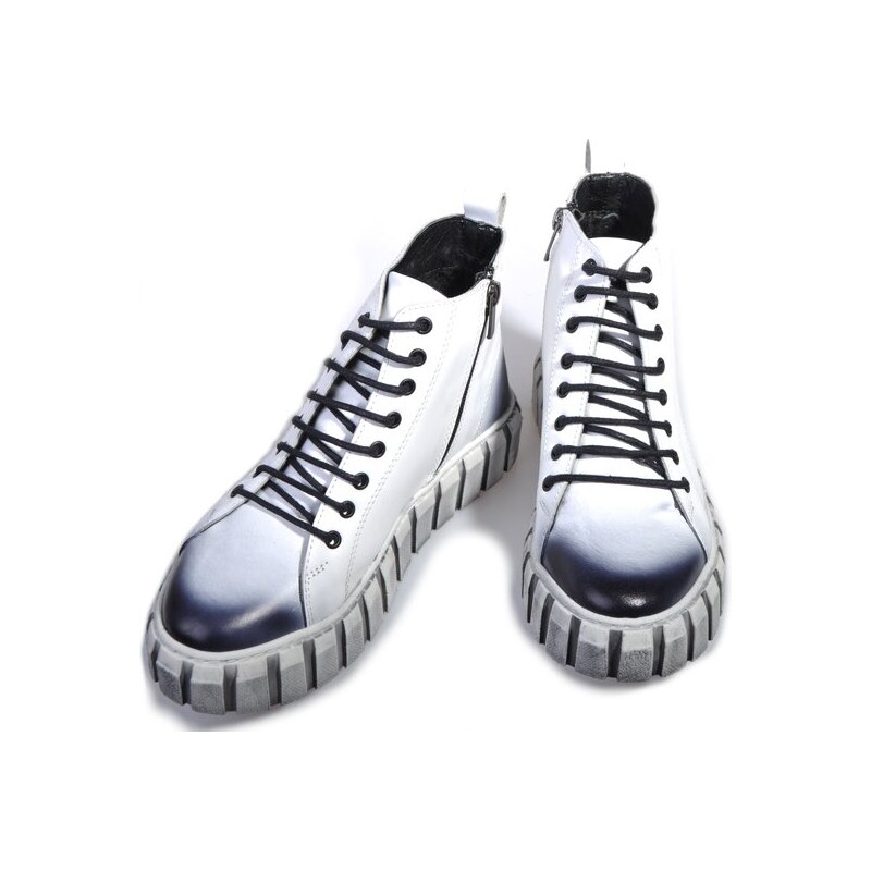 Vyšší kotníková obuv v bílé barvě La Pinta 0226-652 bílá
