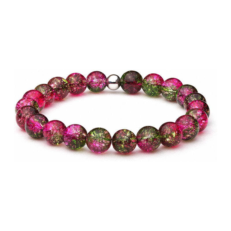 BudNej Minerální náramek FUCHSIA KŘIŠŤÁL MN1046 63452055