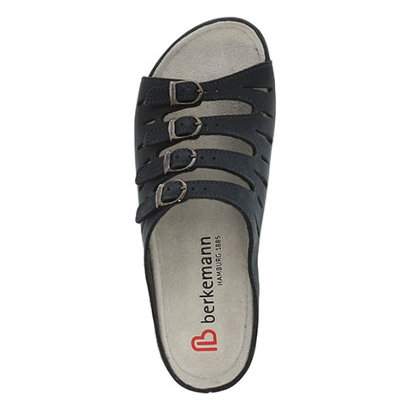 HASSEL 0737-320 zdravotní pantofle dámská tmavě modrá Berkemann