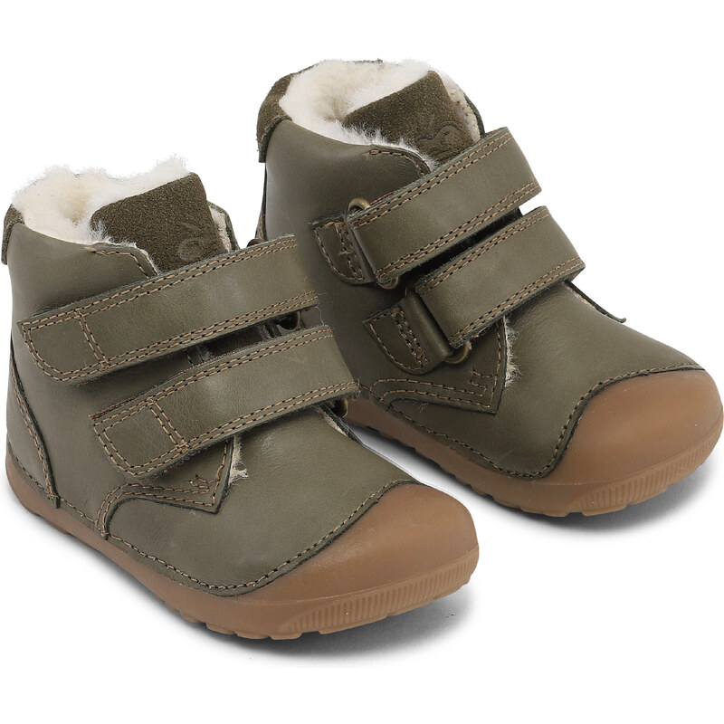 Bundgaard dětské kožené zimní boty PETIT Mid Winter BG303201DG