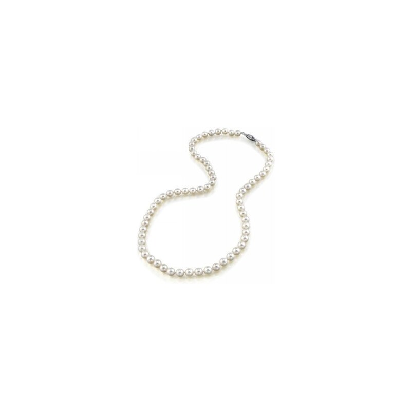 Akoya bílý perlový náhrdelník