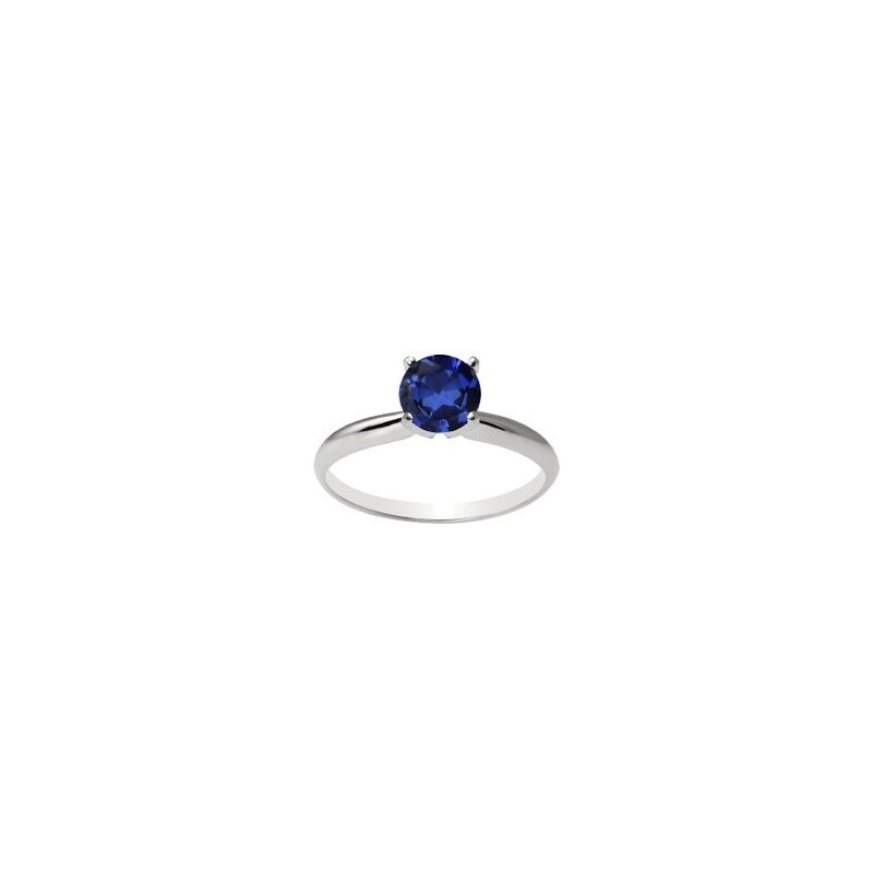 Klenota Prsten s modrým safírem 1 kt