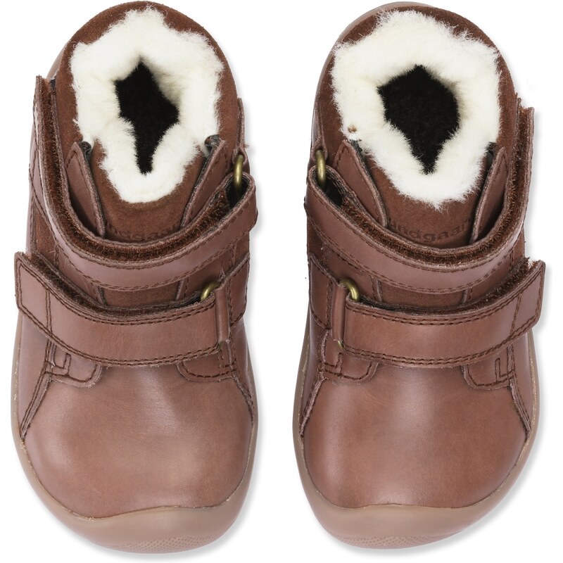 Bundgaard Dětské kožené zimní boty Walk Winter TEX s ovčí vlnou a TEX-membránou - BG303222DG-218