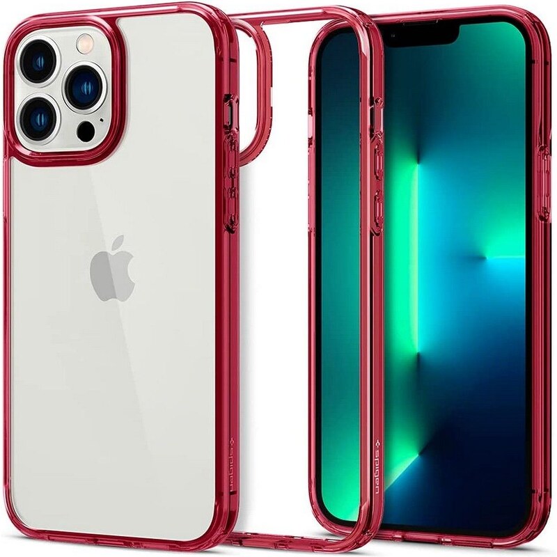 Ochranný kryt pro iPhone 13 Pro - Spigen, Ultra Hybrid Red