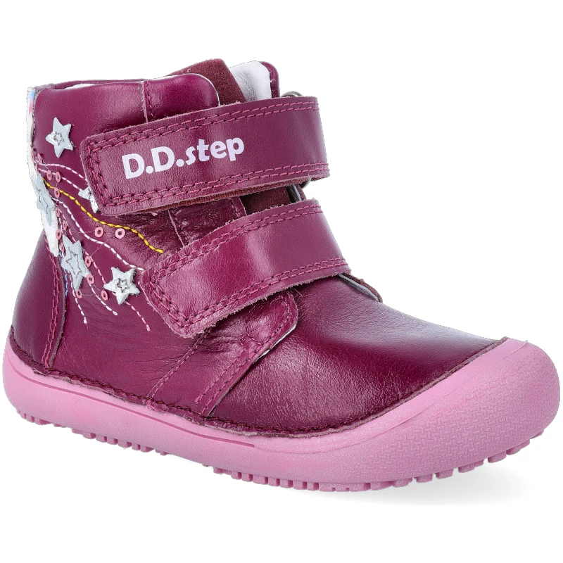Barefoot kotníková obuv D.D.step A063-904 raspberry - GLAMI.cz