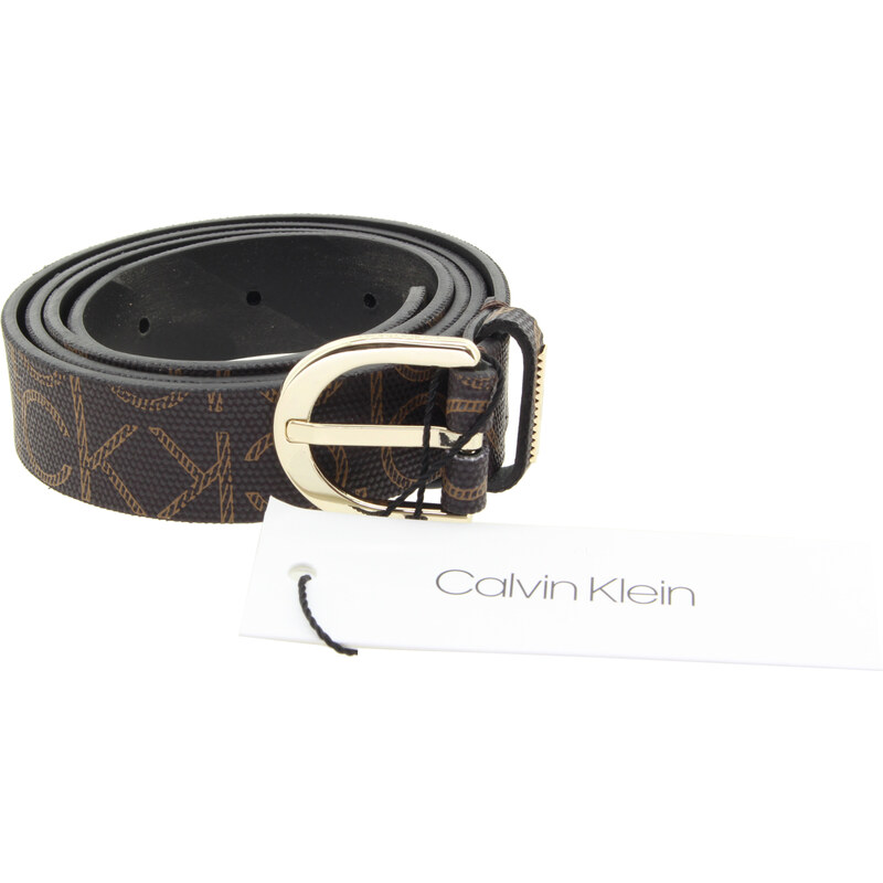 CALVIN KLEIN Dámský hnědý pásek K60K608111-0HD-622