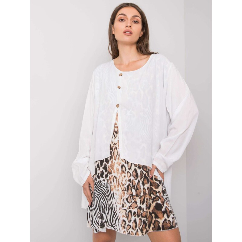 Italy Moda Dress-DHJ-SK-21451.50-white