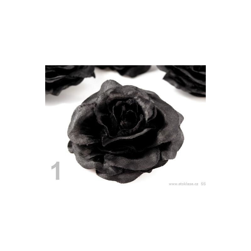 Stoklasa Růže do vlasů Ø 70mm ZDENA (1 ks) - 1 černá