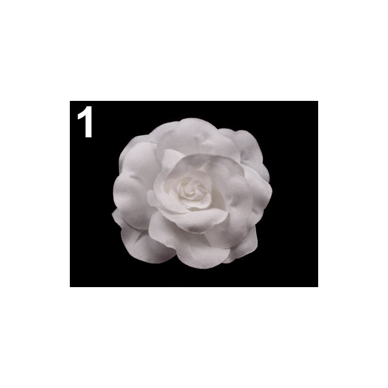 Stoklasa Ozdoba růže Ø6 cm (1 ks) - 1 bílá
