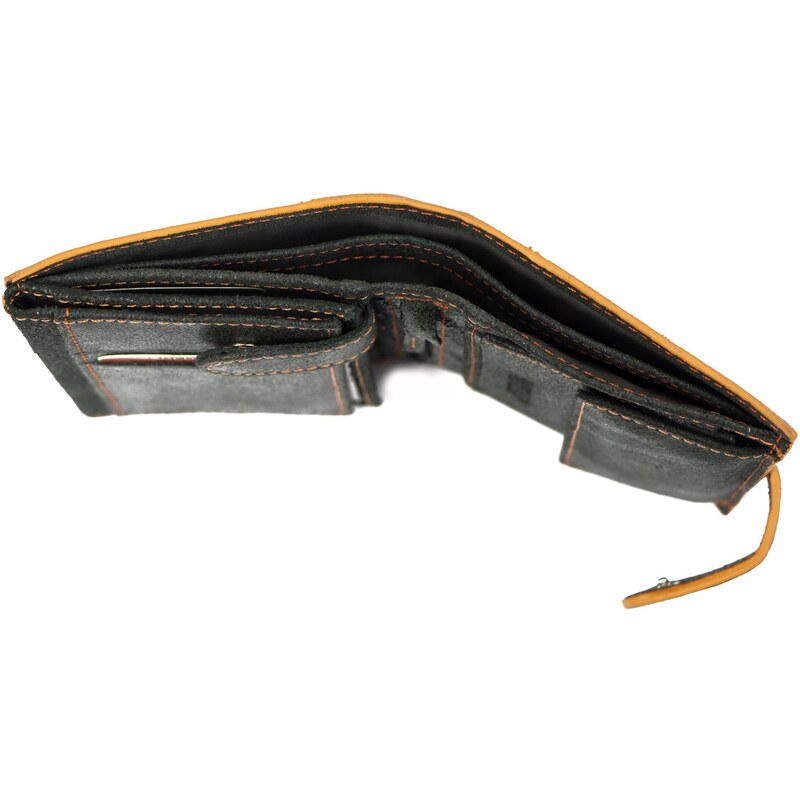 Pánská kožená peněženka Harvey Miller Polo Club 1223 PL04 černá