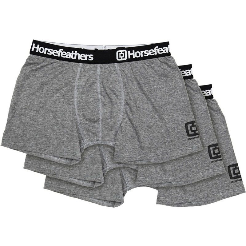 Trenky Horsefeathers Dynasty 3pack heather anthracite