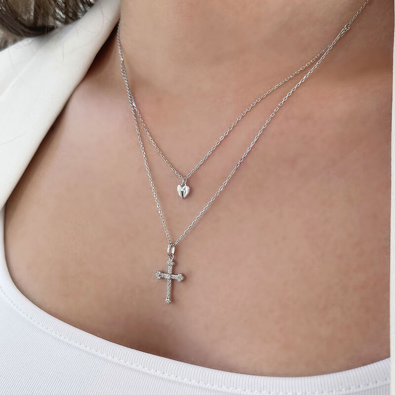 Dámský stříbrný náhrdelník DORRIS