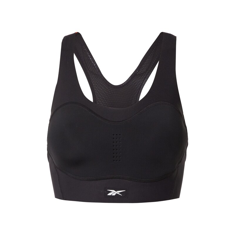 Reebok Sportovní podprsenka černá / bílá