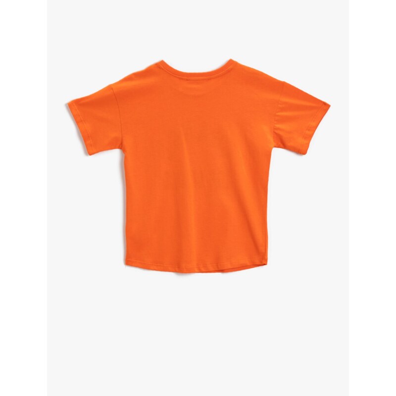 Koton T-Shirt - Orange - Regular fit