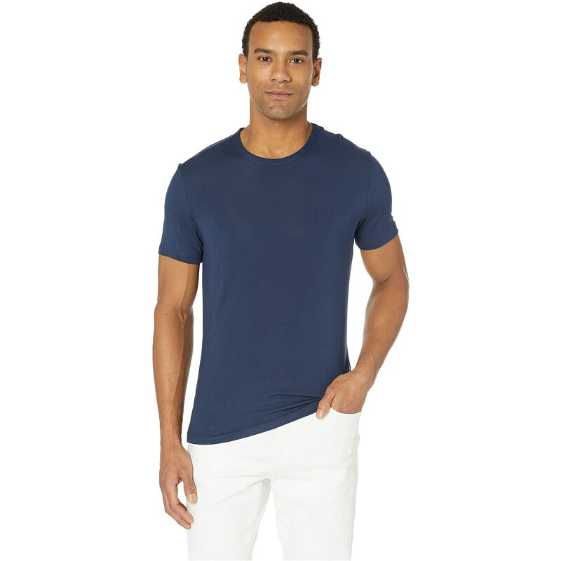 Pánské ultra-soft tričko NM1658E C9K královská modrá - Calvin