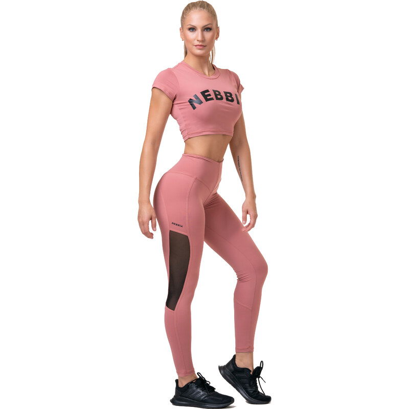 NEBBIA Hero N°2 Legíny Mesh 573 Old Rose