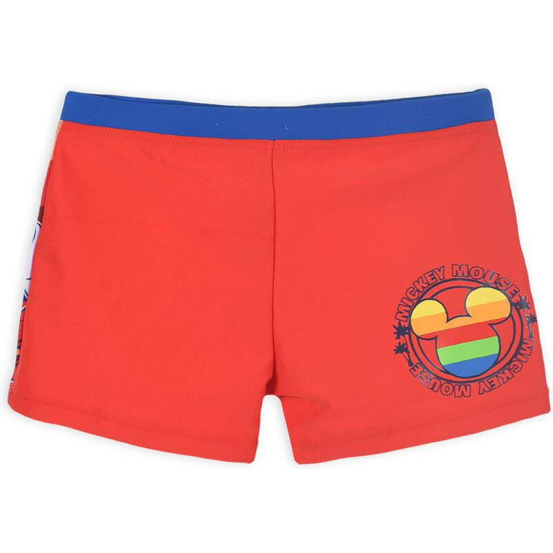 Chlapecké plavky MICKEY MOUSE RAINBOW červené 63610639